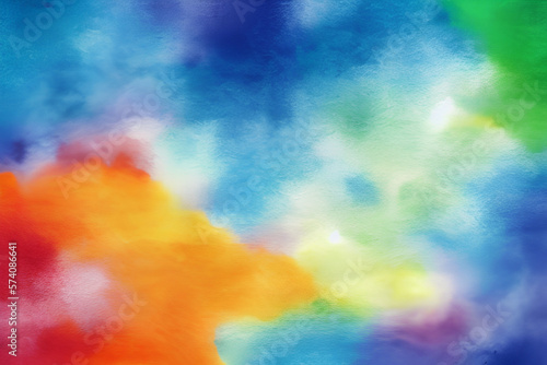 Watercolor abstract background - Generative AI