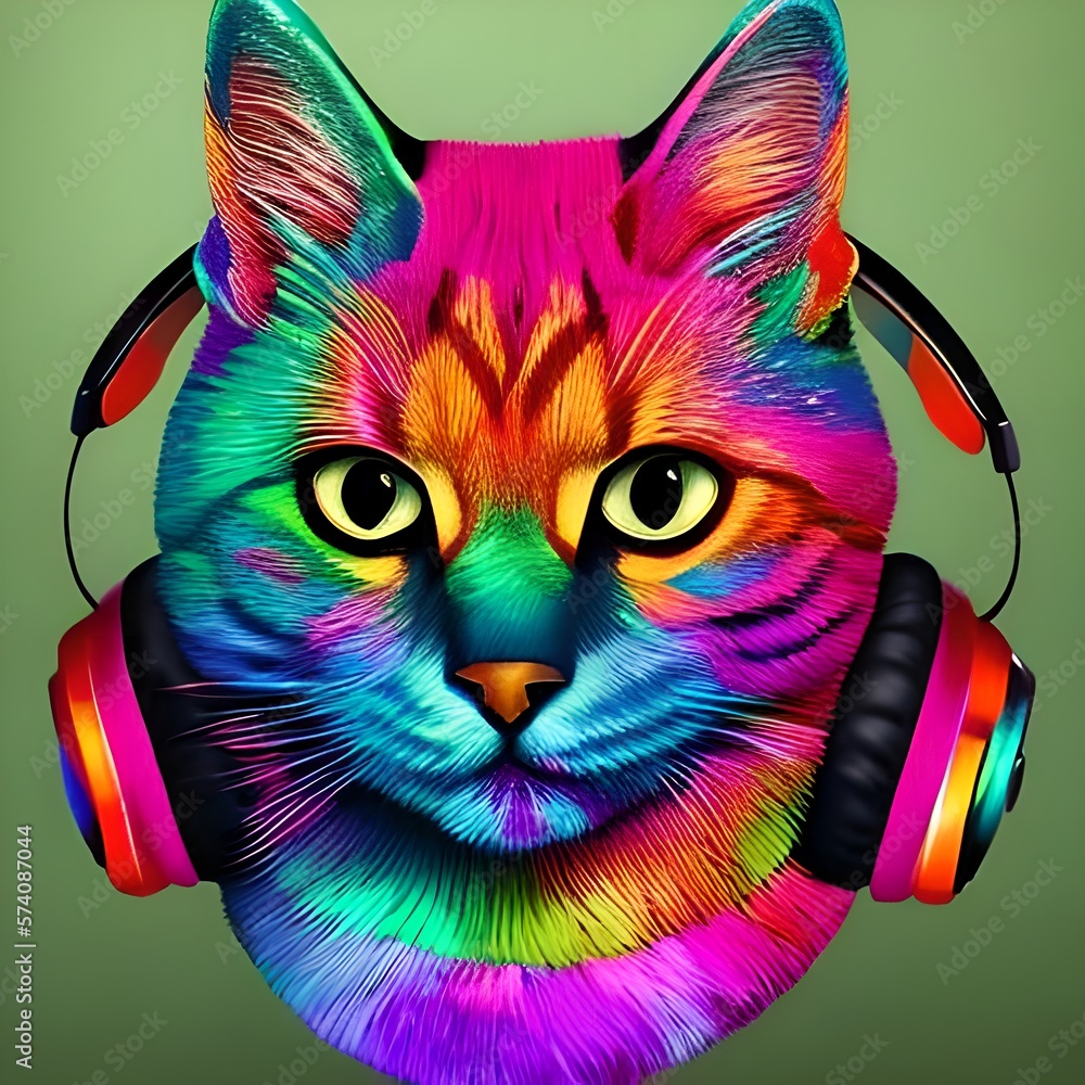 Cat and music