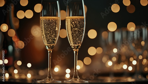 Champagne Elegance: A Toast to a Night of Celebration