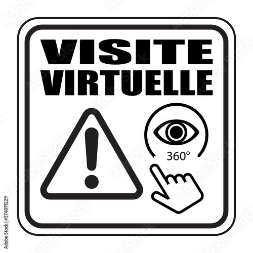 Logo visite virtuelle.