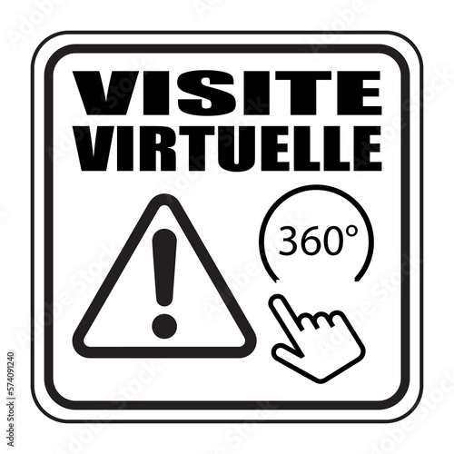 Logo visite virtuelle.