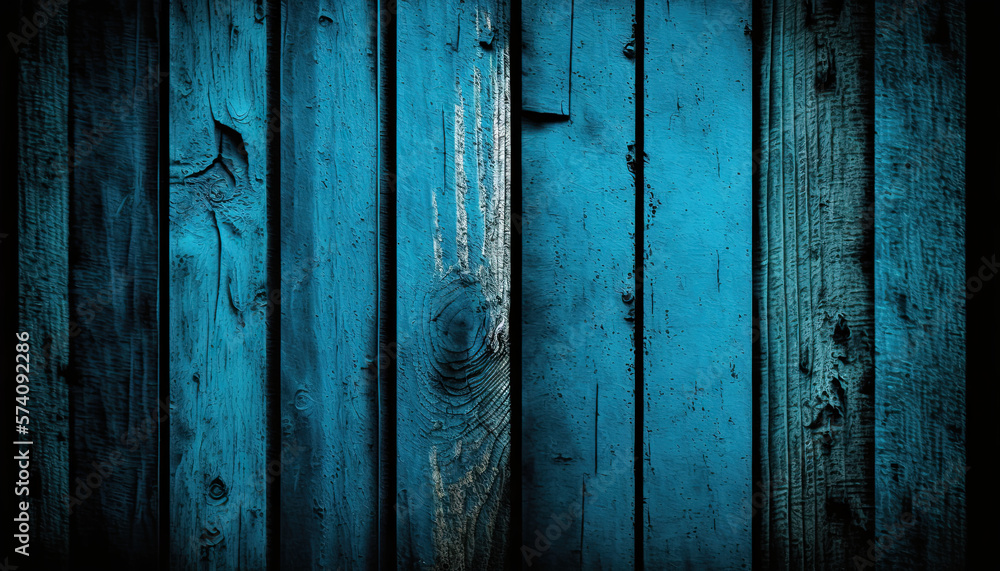 Background blue wood created with generative AI Background blue wood created with generative AI