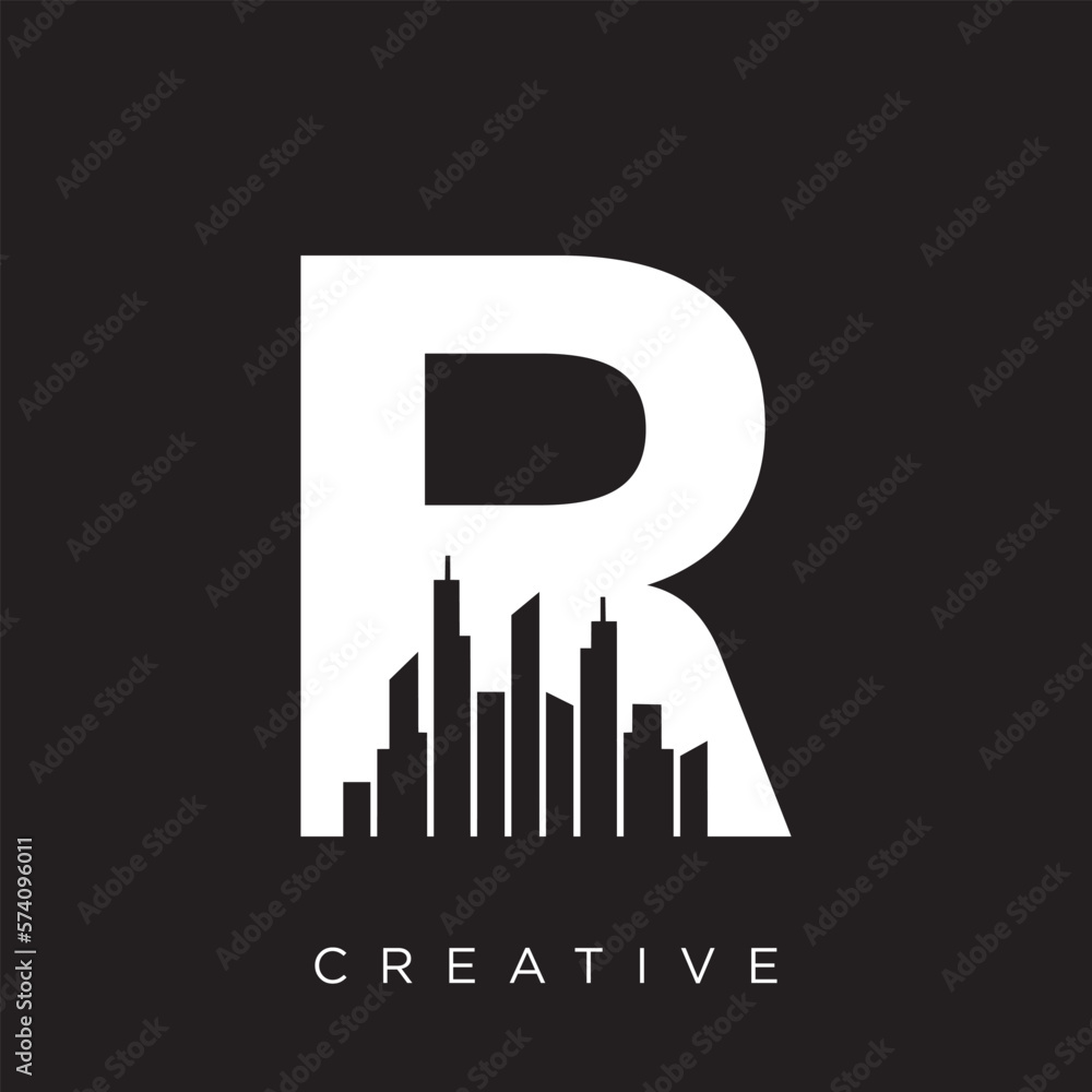 R city logo design vector
R city logo design vector