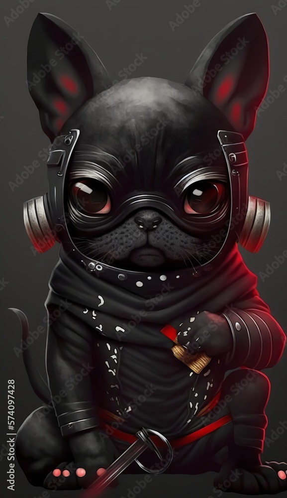 Cyberpunk Frenchie