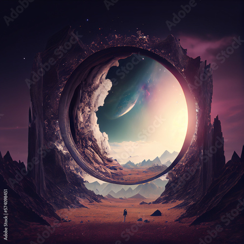 Mysterious portal to an unknown world