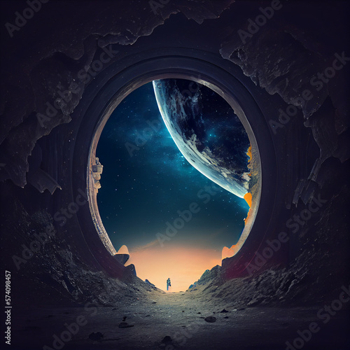 Mysterious portal to an unknown world