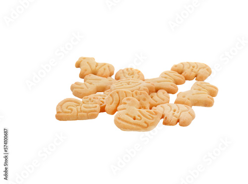 Animals biscuits isolated on  transparent png photo