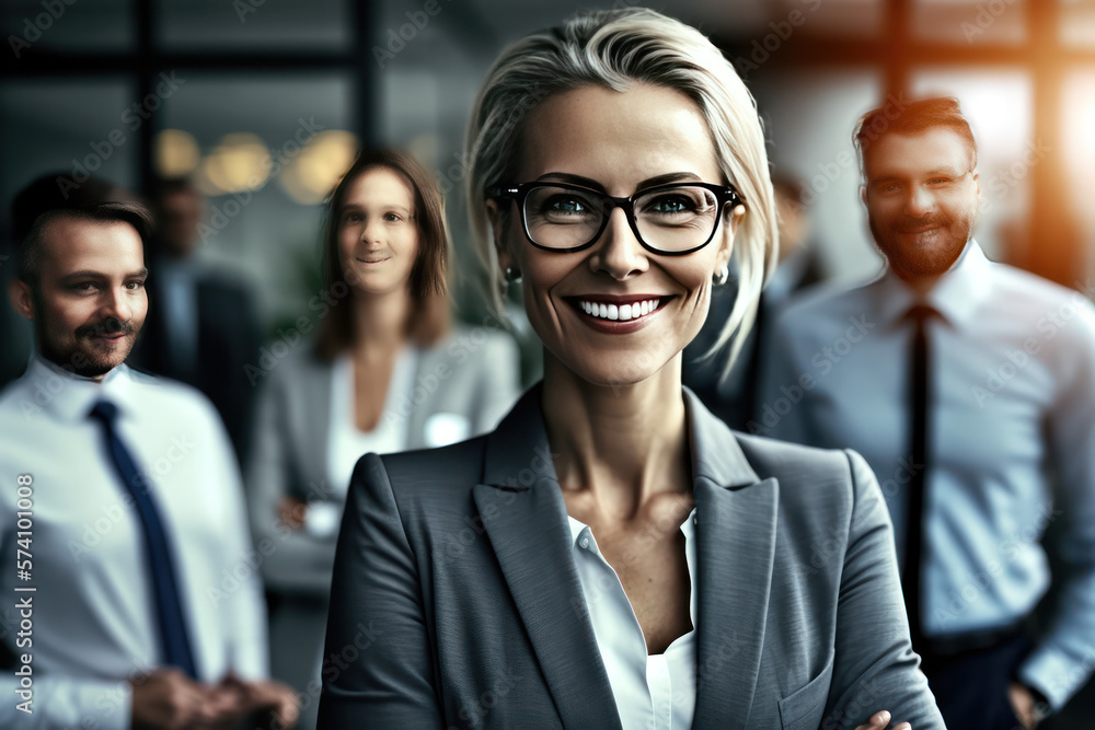 Female business lady manager (AI Generated) Female business lady manager (AI Generated)