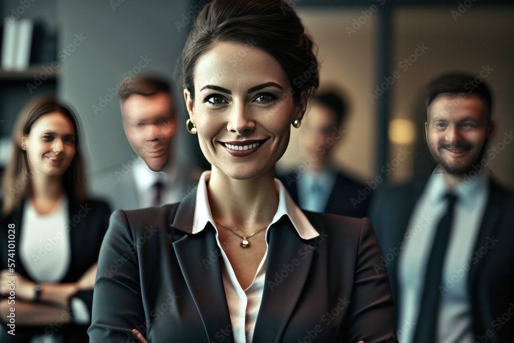 Female business lady manager (AI Generated) Female business lady manager (AI Generated)