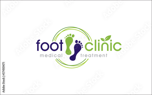 Illustration graphic vector of footcare medical treatment company or clinic logo design template