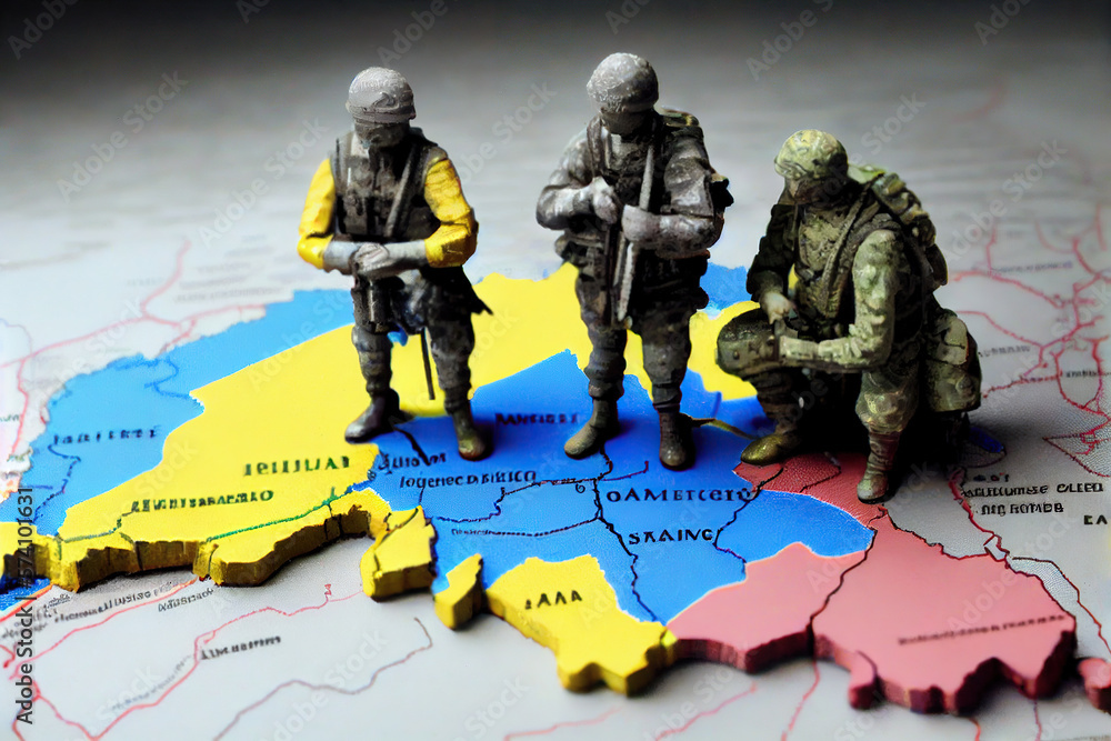 Ukraine, Russia war. European countries military conflict. Geopolitical ...