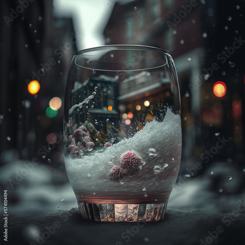 Fotografia, Obraz Judgment Day Drink by AI
