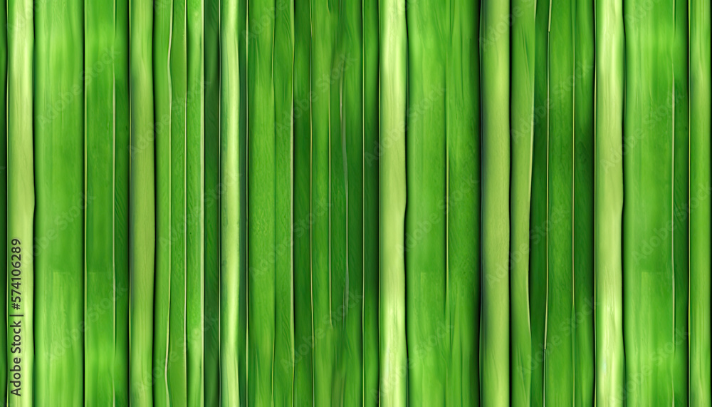 Background green bamboo texture created with generative AI Background green bamboo texture created with generative AI