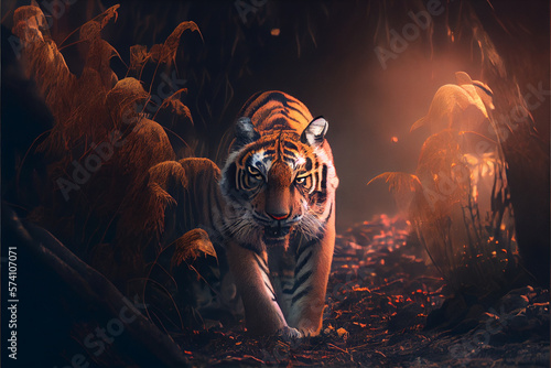 Tiger in nature
