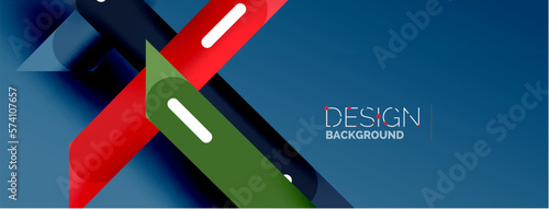 Background overlapping lines. Dynamic lines abstract wallpaper. Straight lines composition vector illustration for wallpaper banner background or landing page