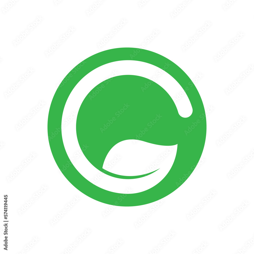 Leaf vector logo template icon design Leaf vector logo template icon design
