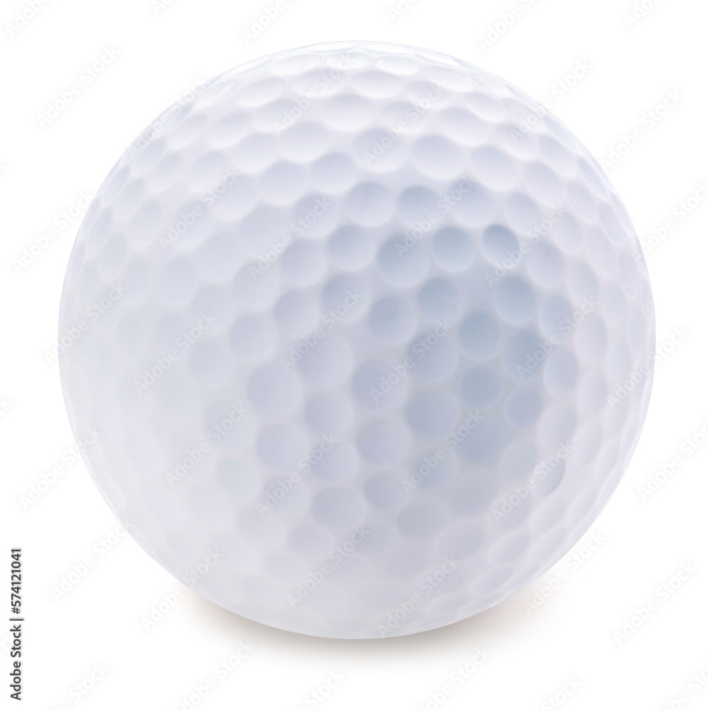 Golf ball isolated on white background, Golf ball sports equipment on white With work path. Golf ball isolated on white background, Golf ball sports equipment on white With work path.