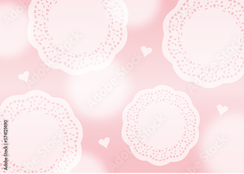 ピンクレース背景_横,pink,lace.pinklace