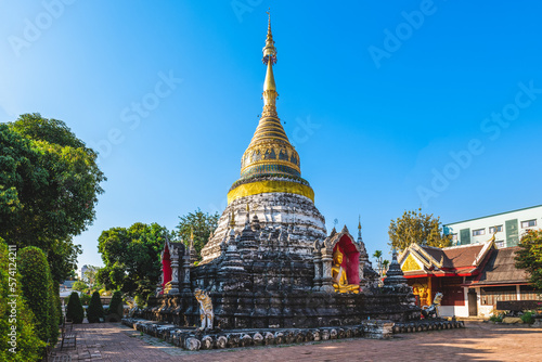 Wat Buppharam at Muang District, Chiang Mai, Thailand