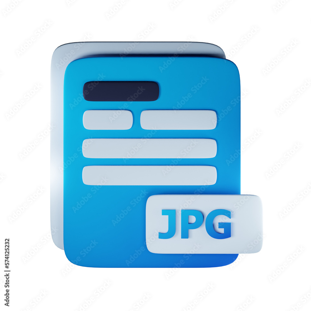 3d Render Illustration Icon Modern Jpg File Extension 3D Icon Documents Management 3d Render Illustration Icon Modern Jpg File Extension 3D Icon Documents Management
