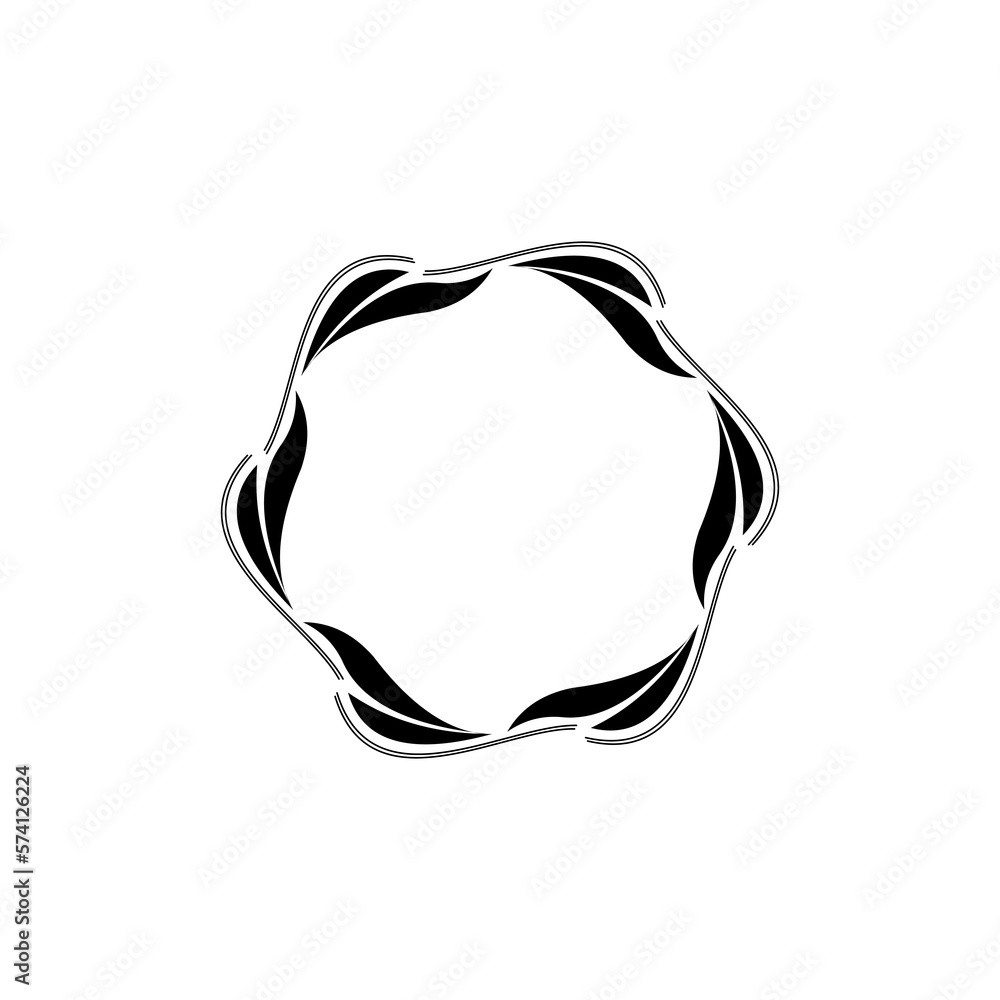 Decorative line art frames for design template. Lace illustration for invitations and greeting cards. Circle leaf frame vector. Decorative line art frames for design template. Lace illustration for invitations and greeting cards. Circle leaf frame vector.