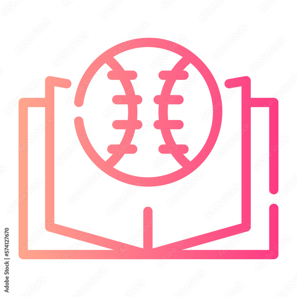 Obraz premium sports gradient icon