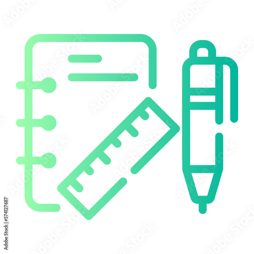 school gradient icon