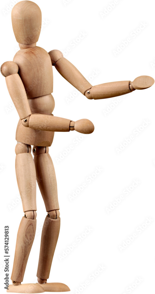 Wooden mannequin gesturing Wooden mannequin gesturing