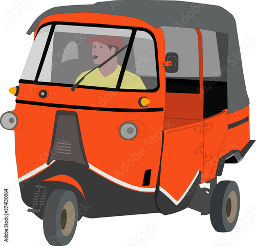Illustration vector graphic of Bajaj, fit for template, design resources 