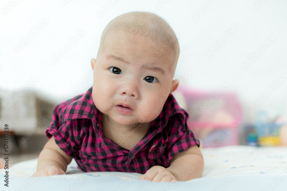 Infant Baby crying, Newborn Asian baby crying, asia cut baby Infant Baby crying, Newborn Asian baby crying, asia cut baby