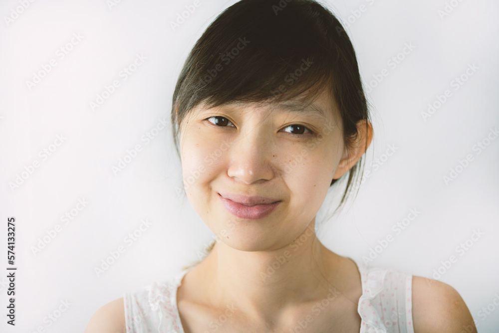 Portrait of happy Asian woman Portrait of happy Asian woman