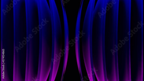 3D rendering of creative shapes conceptual background. Abstract glass animated wallpaper.