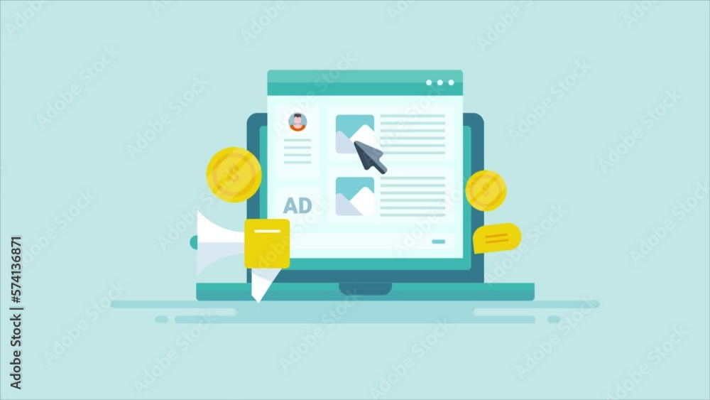 Blog content on laptop screen, information on web page about business and service, marketing news making money with sponsored content video clip. Blog content on laptop screen, information on web page about business and service, marketing news making money with sponsored content video clip.