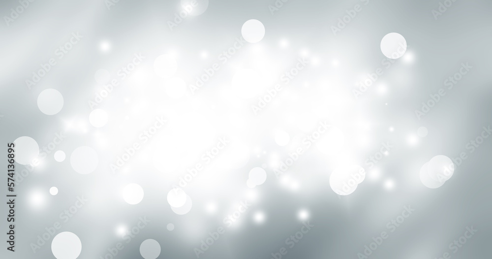 Obraz premium white blur abstract background. bokeh christmas blurred beautiful shiny Christmas lights