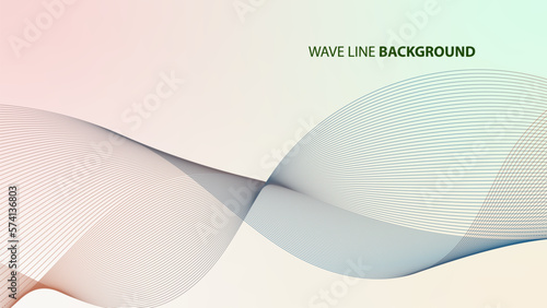 Wave Line Background