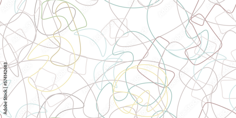 Chaotic Simple Seamless Pattern Textile One Line Chaotic Simple Seamless Pattern Textile One Line