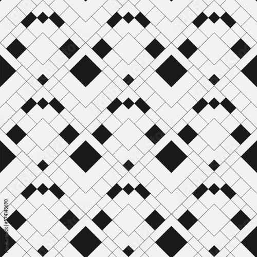 Abstract geometric seamless pattern.