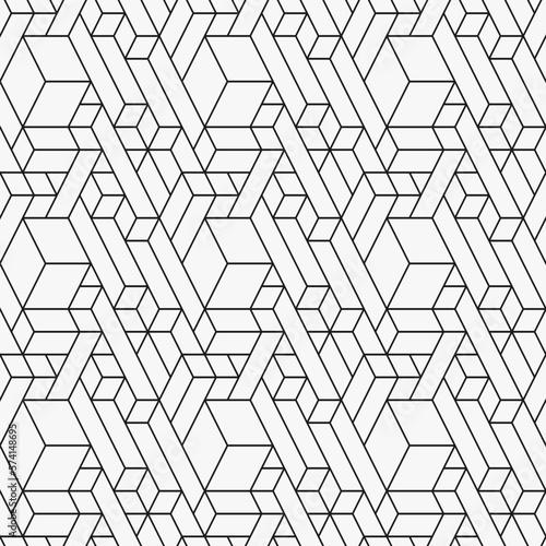 Abstract geometric seamless pattern.