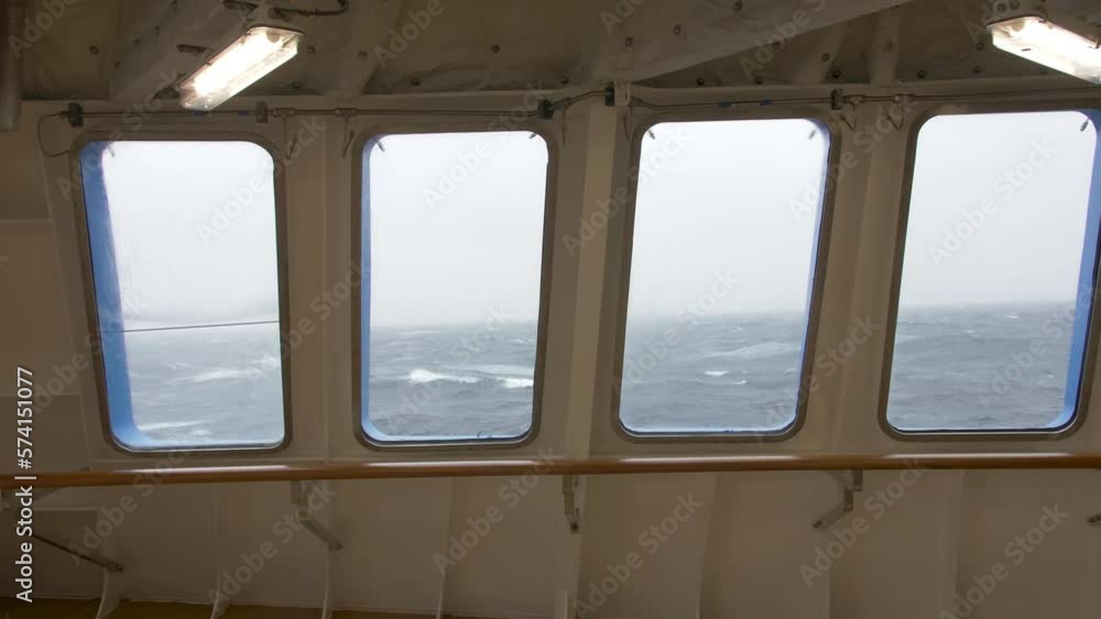 Ship in arctic sea with waves, inside window look
X-Bow window sand waves in stormy sea, Drake Passage, Antarctica, A boat swings from side to side, 2023,Antarctica
Ship in arctic sea with waves, inside window look
X-Bow window sand waves in stormy sea, Drake Passage, Antarctica, A boat swings from side to side, 2023,Antarctica