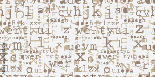 Wallpaper Mural Creative and modern background with letters. Torontodigital.ca