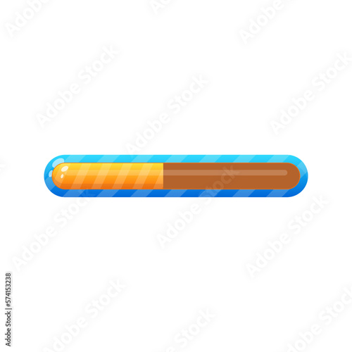 Colorful web UI progress bar vector illustration photo