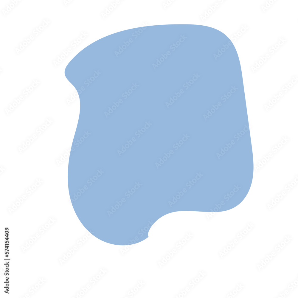 Blue Abstract Blob Shapes Blue Abstract Blob Shapes
