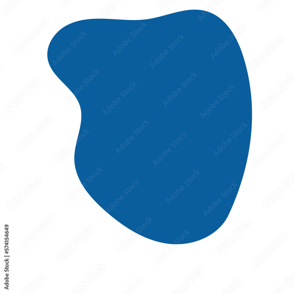 Blue Abstract Blob Shapes Blue Abstract Blob Shapes
