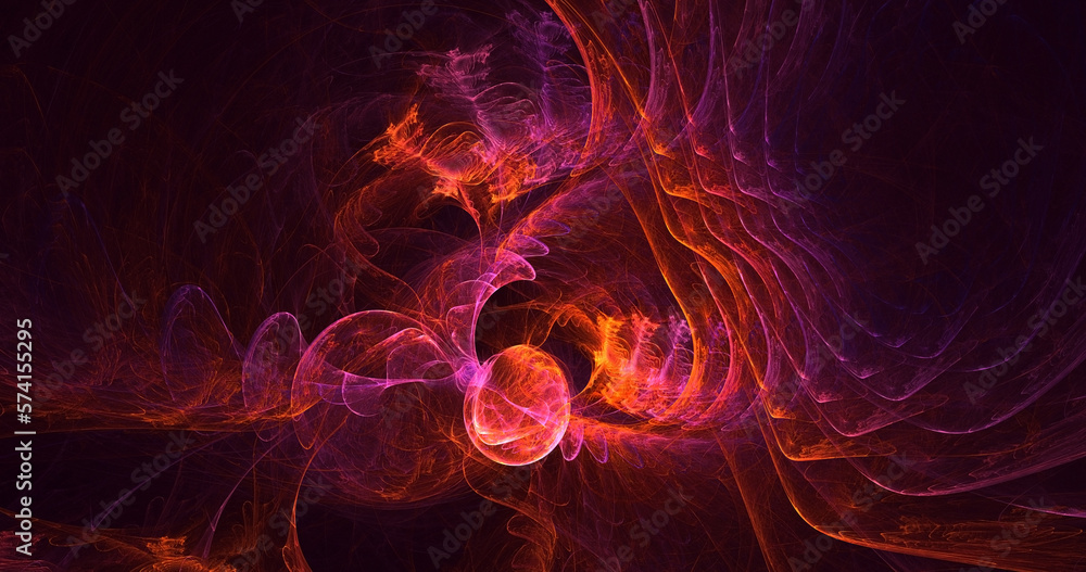 3D rendering abstract colorful fractal light background 3D rendering abstract colorful fractal light background
