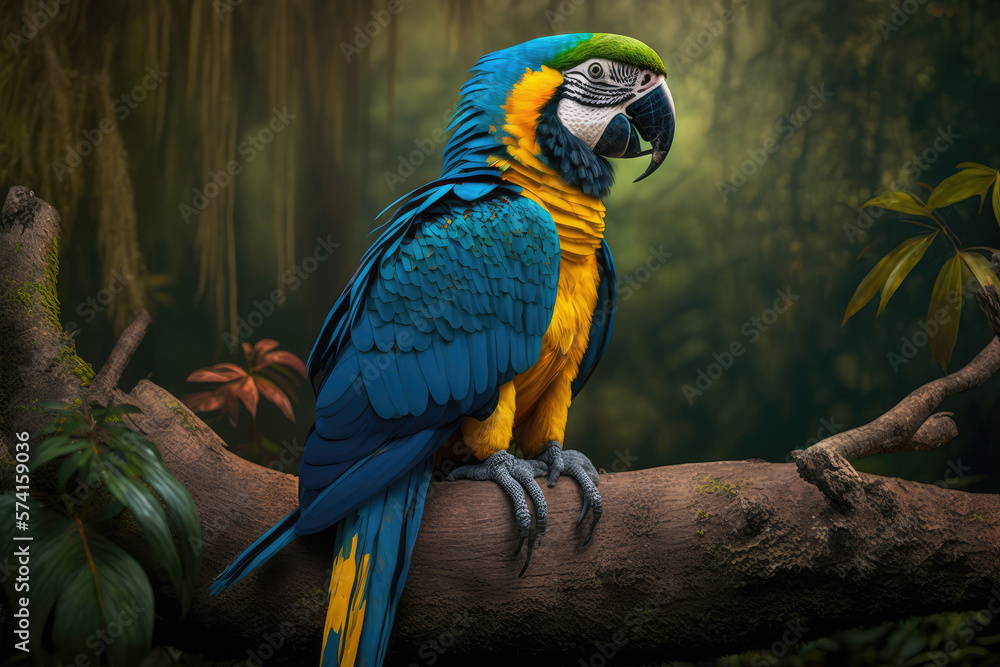 Blue and Gold Macaws are large macaws. Approximately 76-85 cm long, blue and gold Macaws have beautiful colors. Can be found in South America in Bolivia, Brazil, Peru, etc.