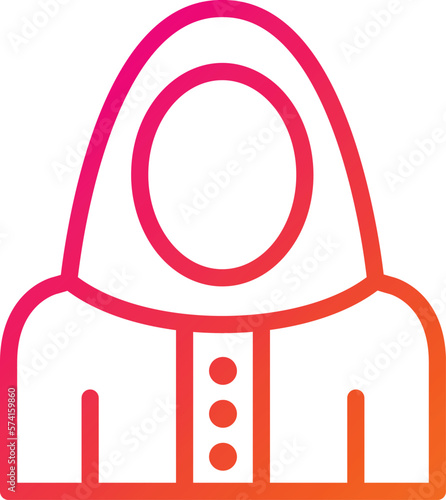 Niqab Vector Icon Design Illustration