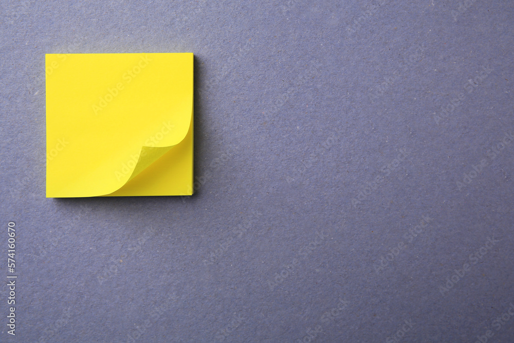 Blank paper note on color background, top view. Space for text Blank paper note on color background, top view. Space for text