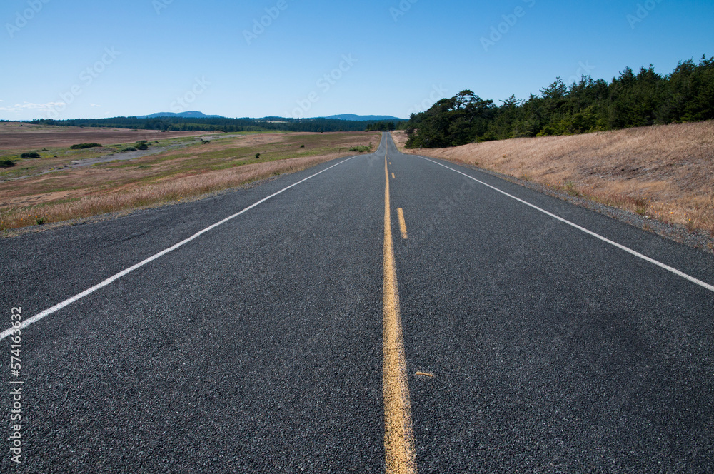 Straight road to nowhere