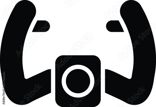 Plane handle Vector Icon Design Illustration