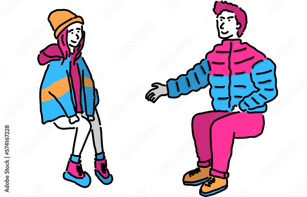 座る人物セット 秋冬
座る人物セット 秋冬